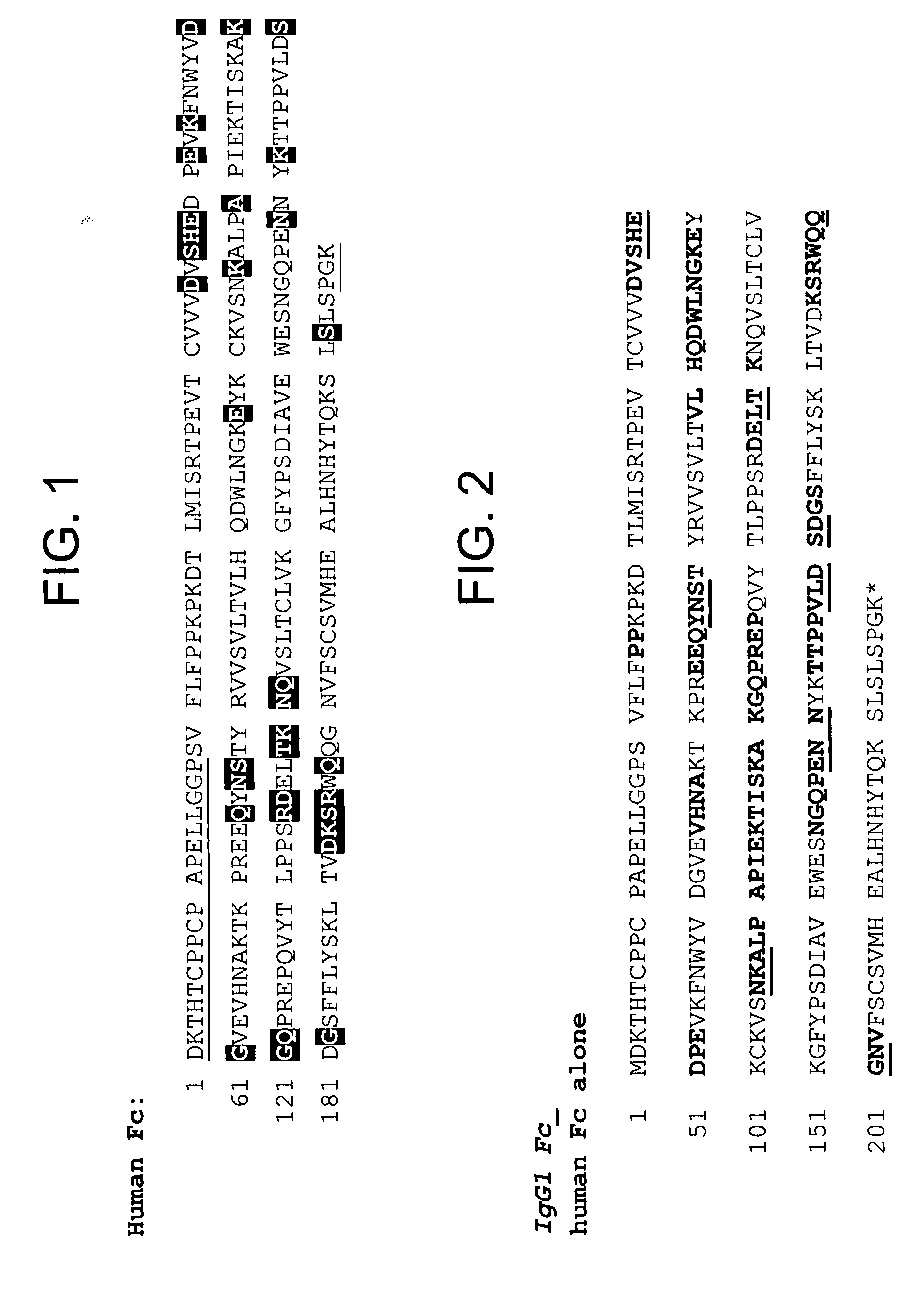 Modified Fc molecules