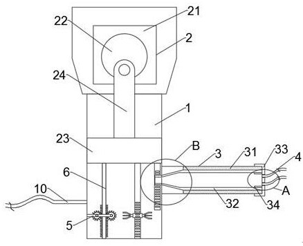 Coating real-time mixing type spraying machine