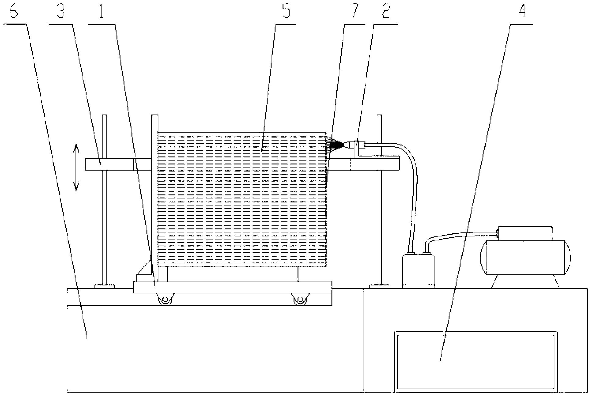 Trimming and coloring device of paper box piece die