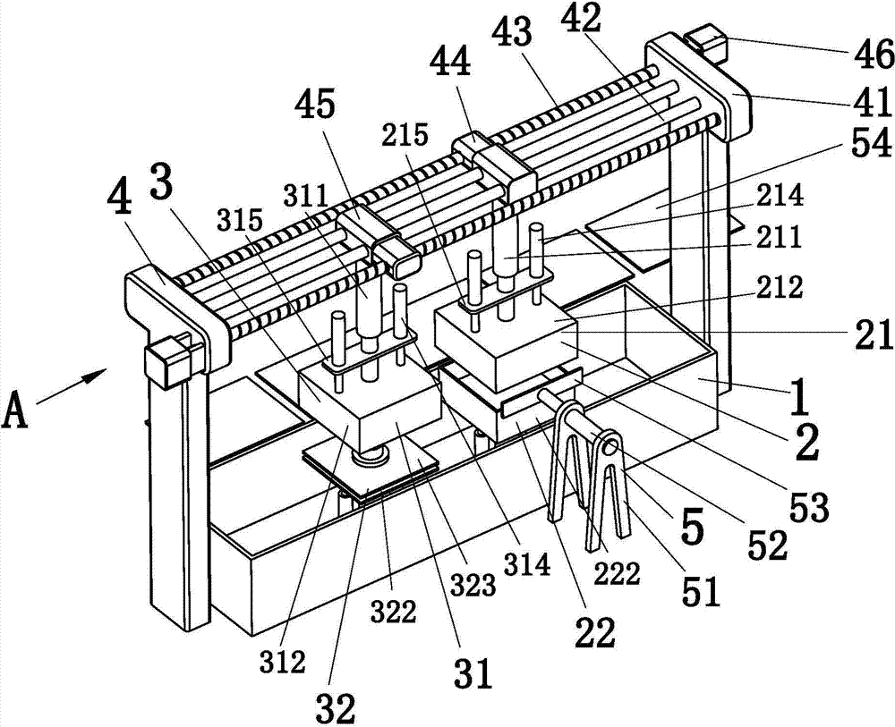 Box division molding machine