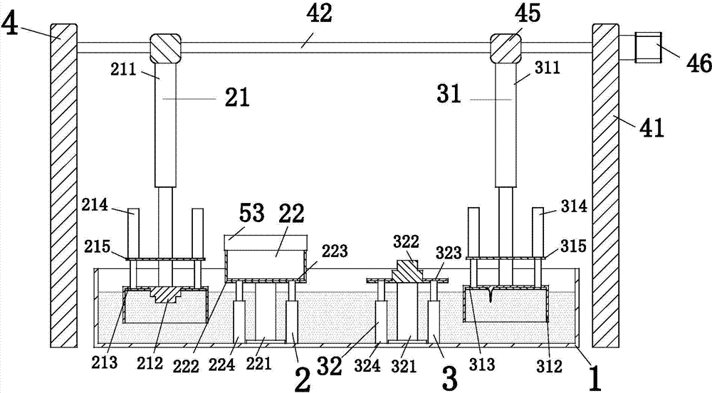 Box division molding machine