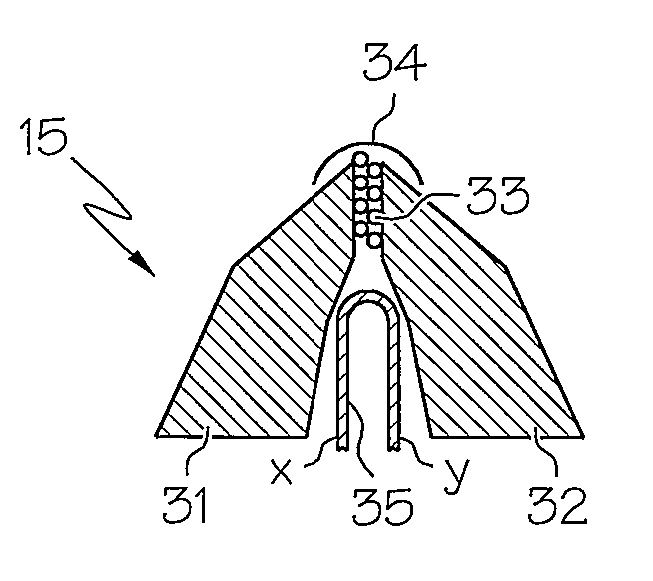 Near-Field Scanning Optical Microscope Probe Having a Light Emitting Diode