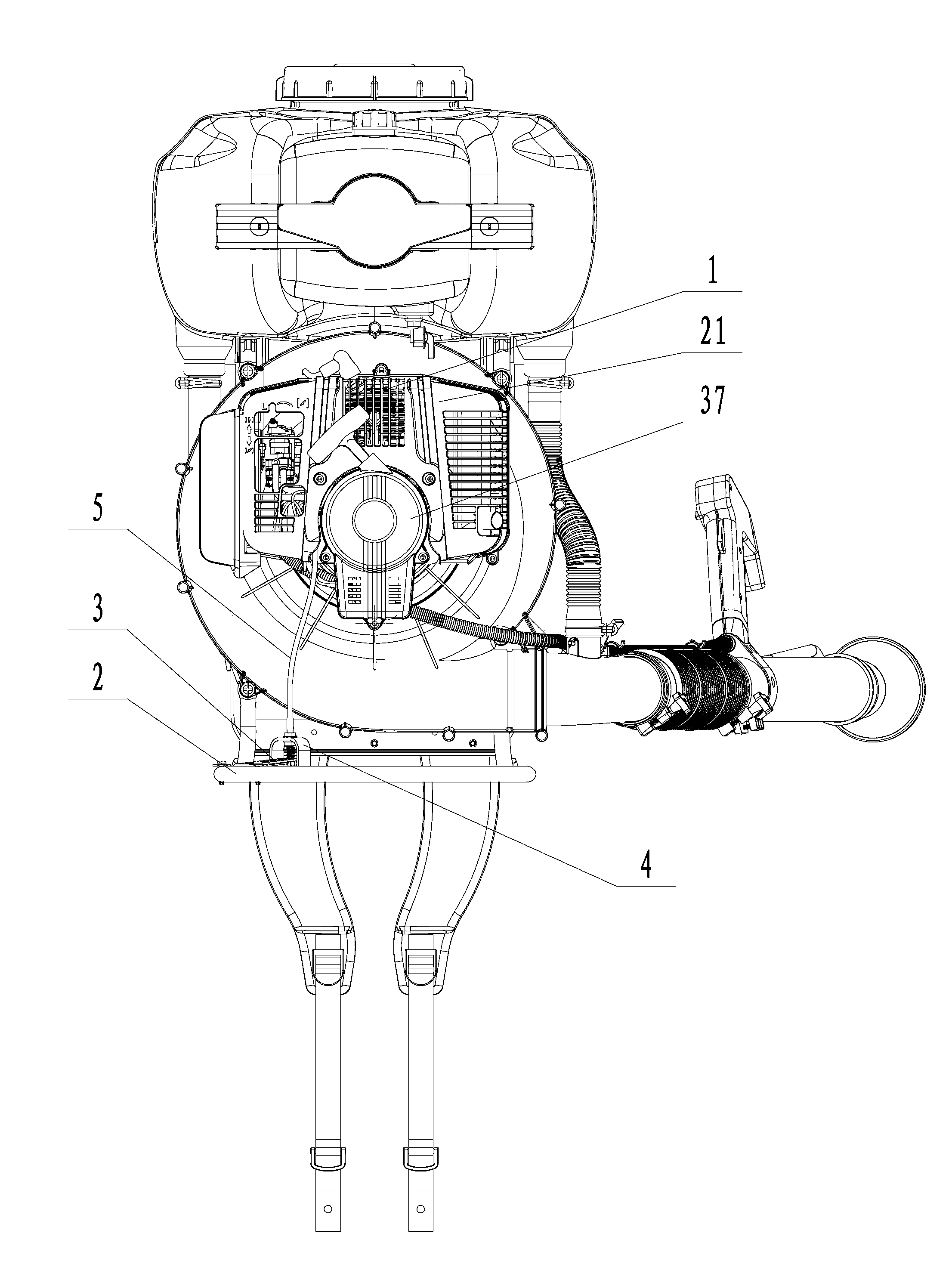 Engine starting pressure relief mechanism