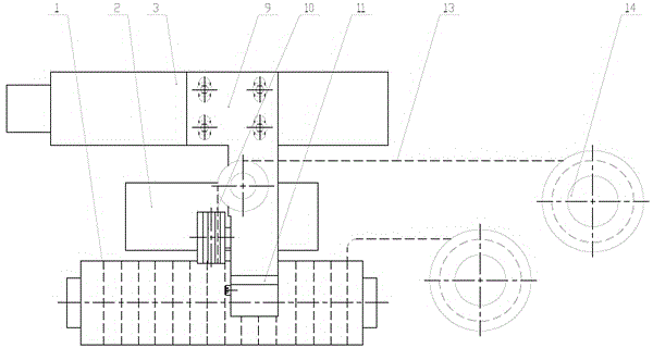 Full-automatic home roll wire arrangement device for multi-wire cutting machine