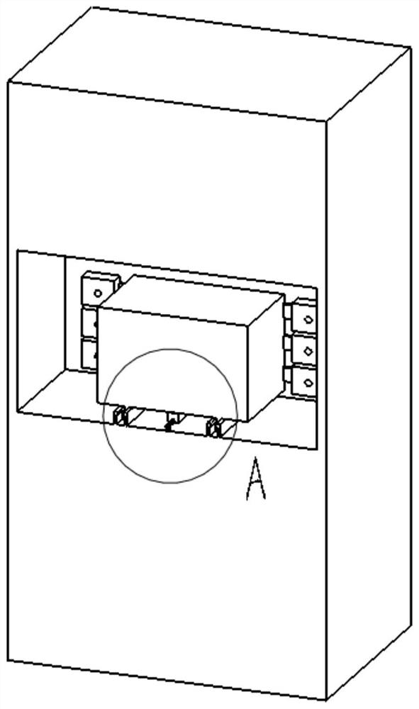 Power distribution module worm connection type intelligent wire outlet cabinet