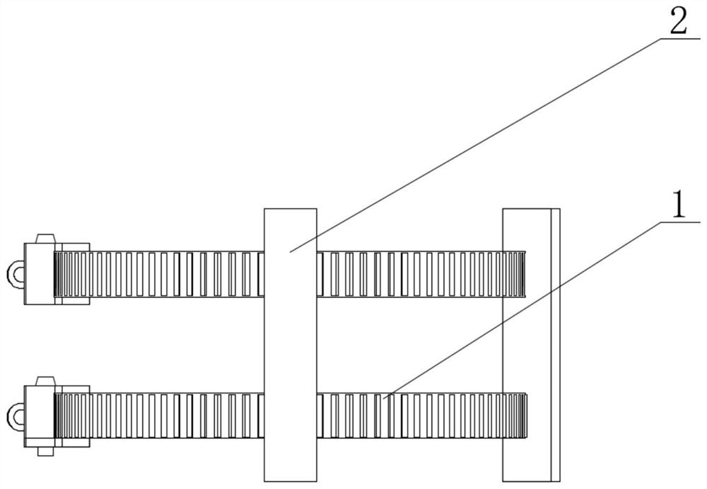 An auxiliary c-arm machine precision shooting device