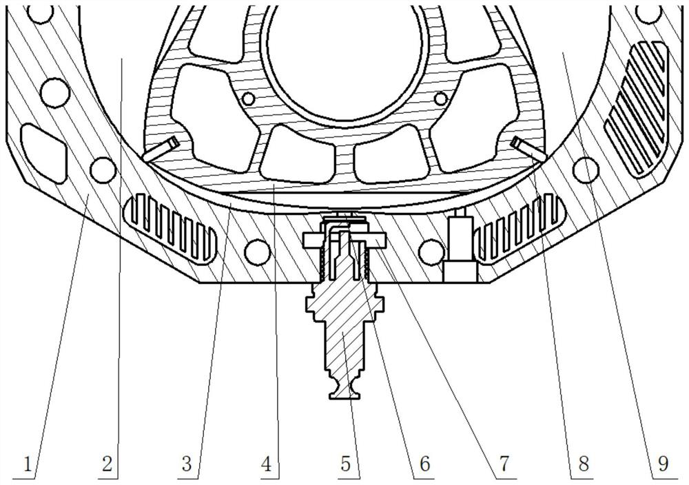 Spark plug ignition device and method in combustion chamber of small rotary engine