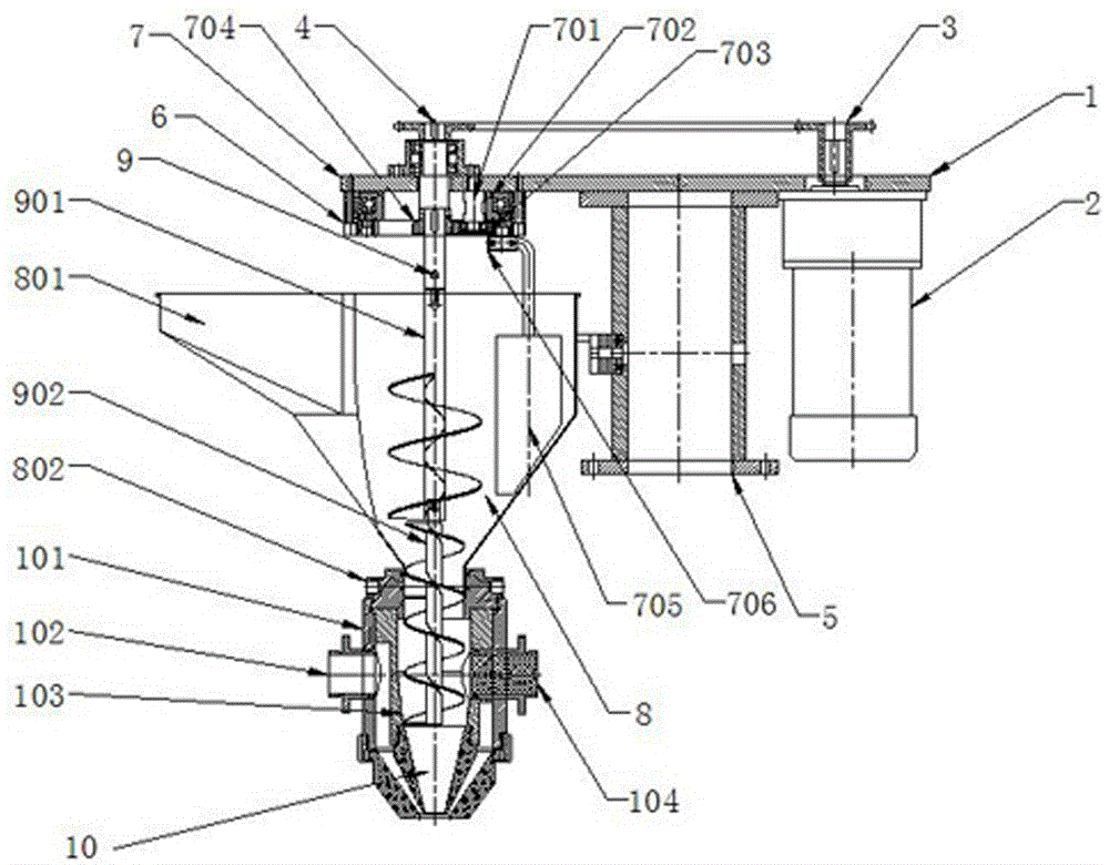 Automatic encrusting machine