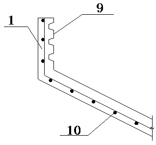 Semi-prefabricated UHPC shell overlap cover beam and prefabricated pier stud connecting structure and construction method thereof