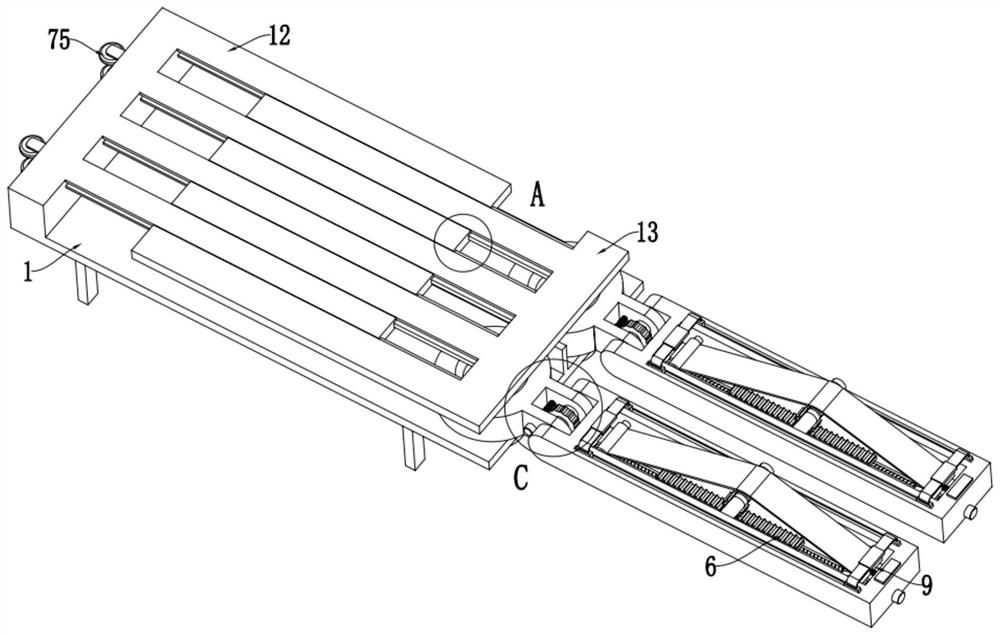 Supporting device with adjusting function for orthopedic trauma