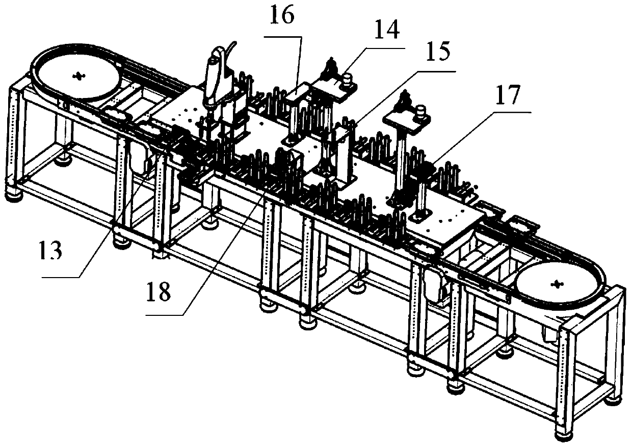 Automatic assembling equipment and method for electric toothbrush handle shell