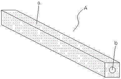 Machine-made bamboo charcoal rod as well as manufacturing equipment and process thereof