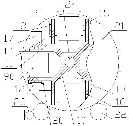 Cable stranding machine