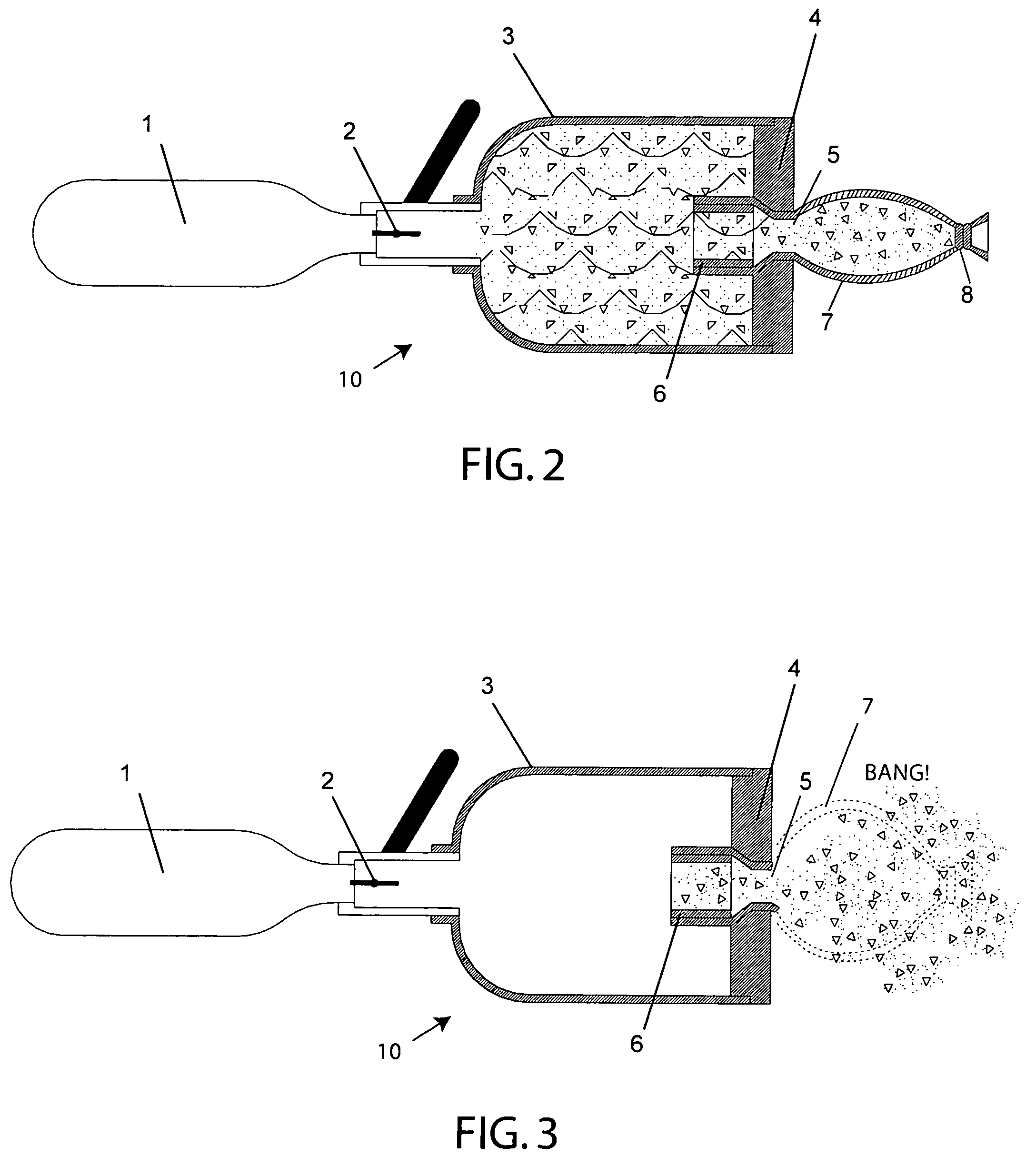 Non-pyrotechnic explosion device