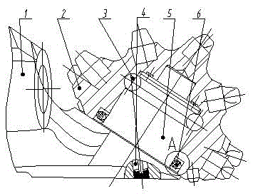 Roller bit two-way gear sealing structure