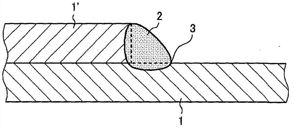 Process for producing arc-welded structural member