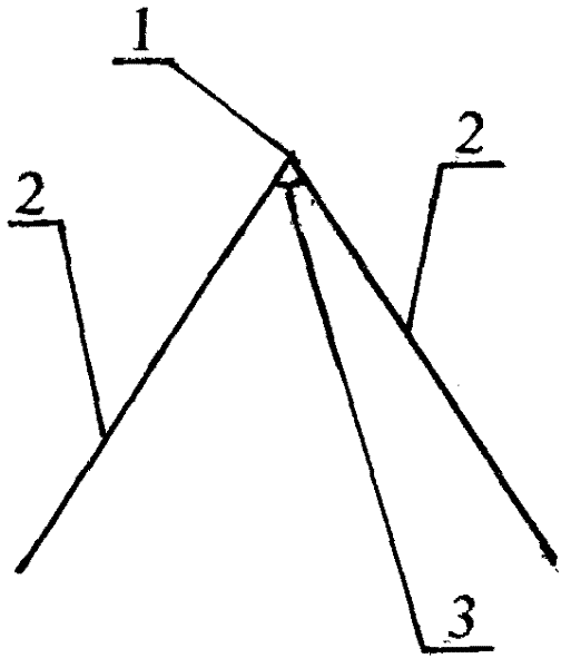 Splayed cylinder mould sand barrier of weed-tree fence net and sand trapping construction method thereof