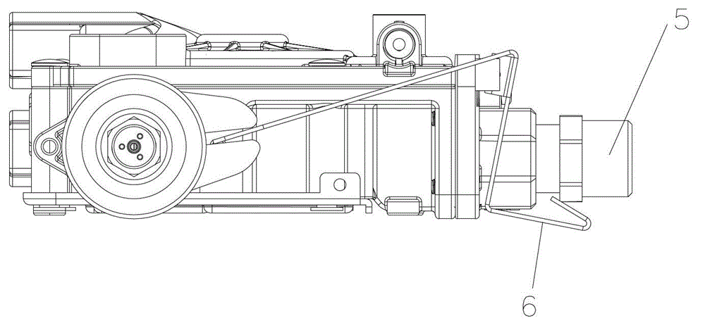 Double-gas source valve with adjustable gas door