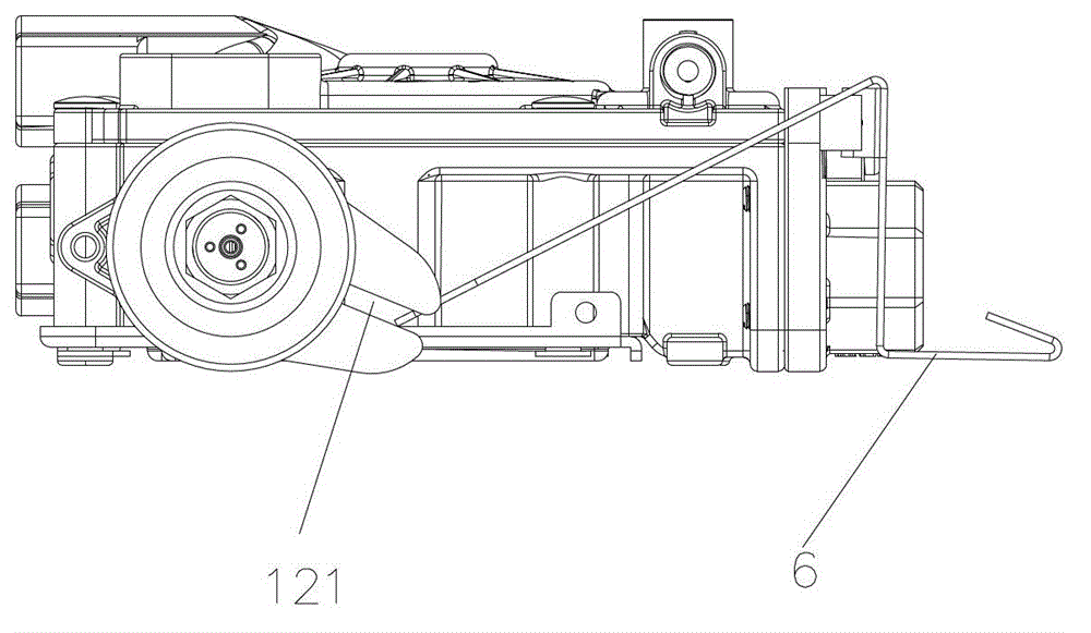 Double-gas source valve with adjustable gas door