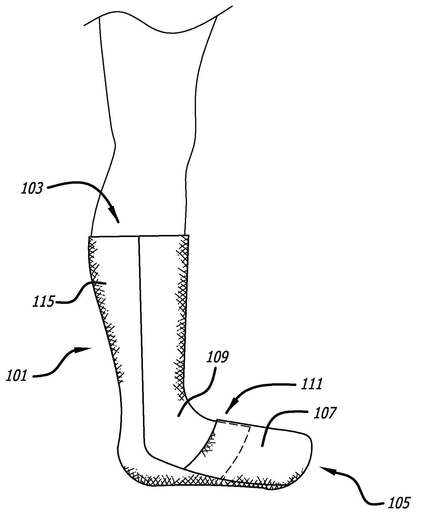 Convertible sock/slipper legwarmer