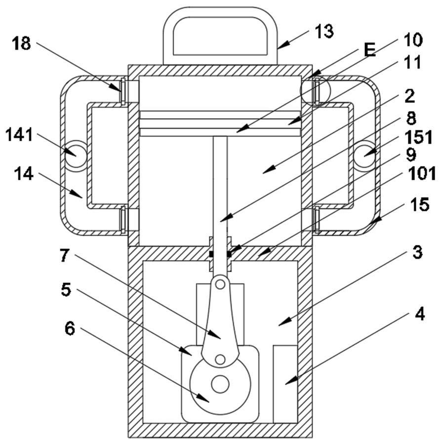 Efficient inflator pump