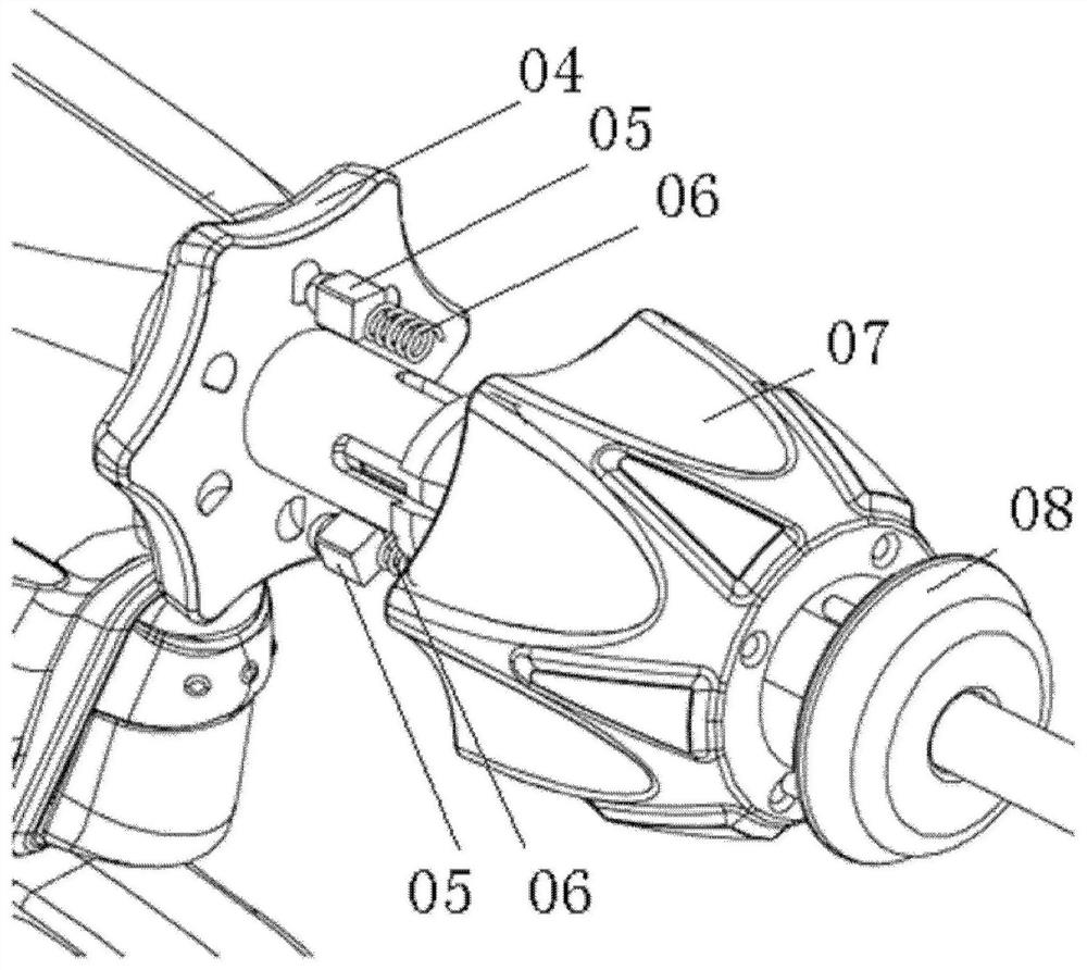 Connection mechanism between ultrasonic scalpel and transducer and ultrasonic scalpel using the connection method