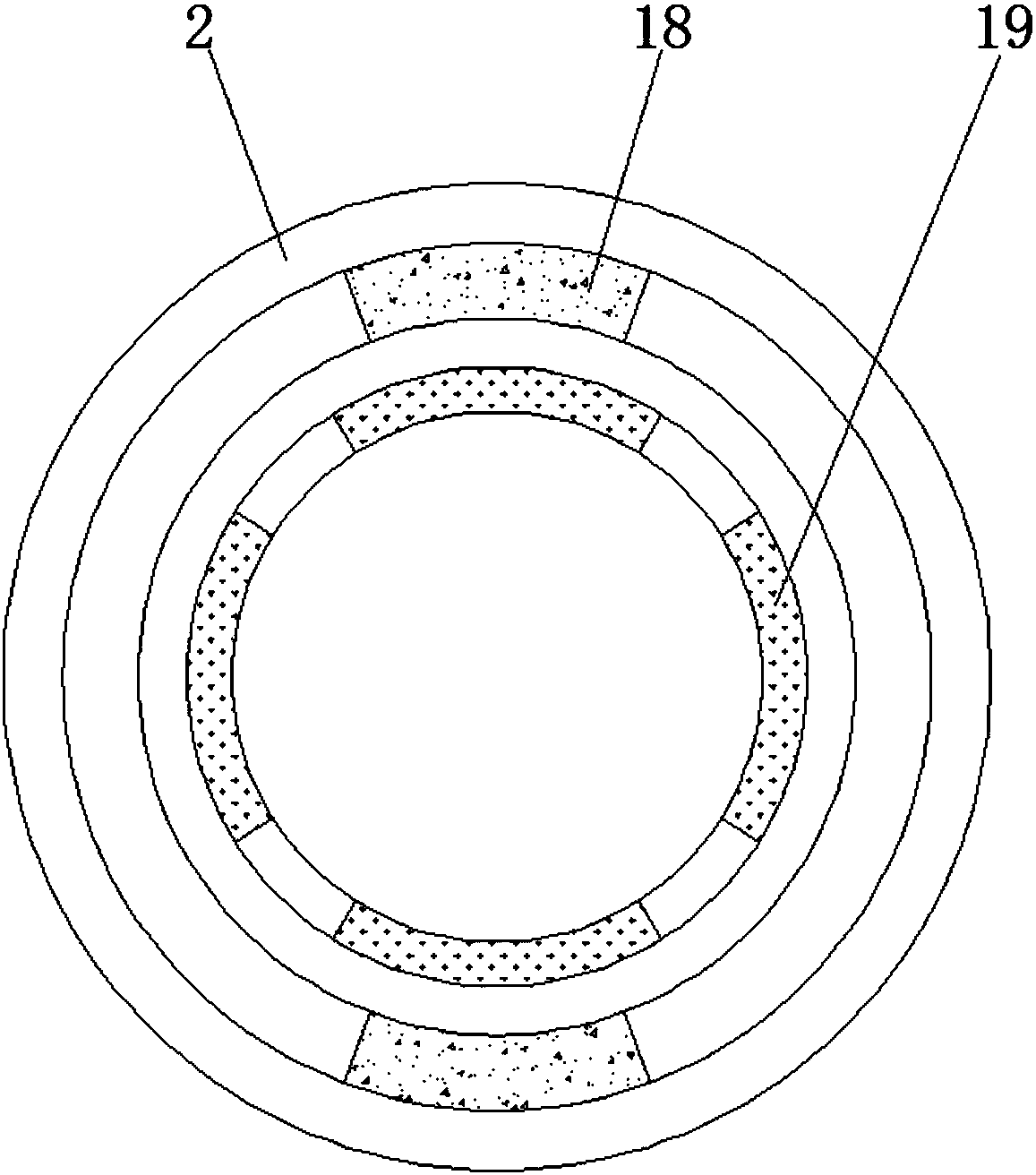 Draw texturing machine used for DTY processing