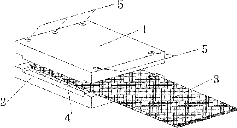 Carbon fiber plate anchor with corrugated plywood and soft backing plate