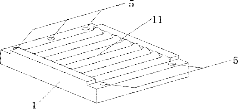 Carbon fiber plate anchor with corrugated plywood and soft backing plate