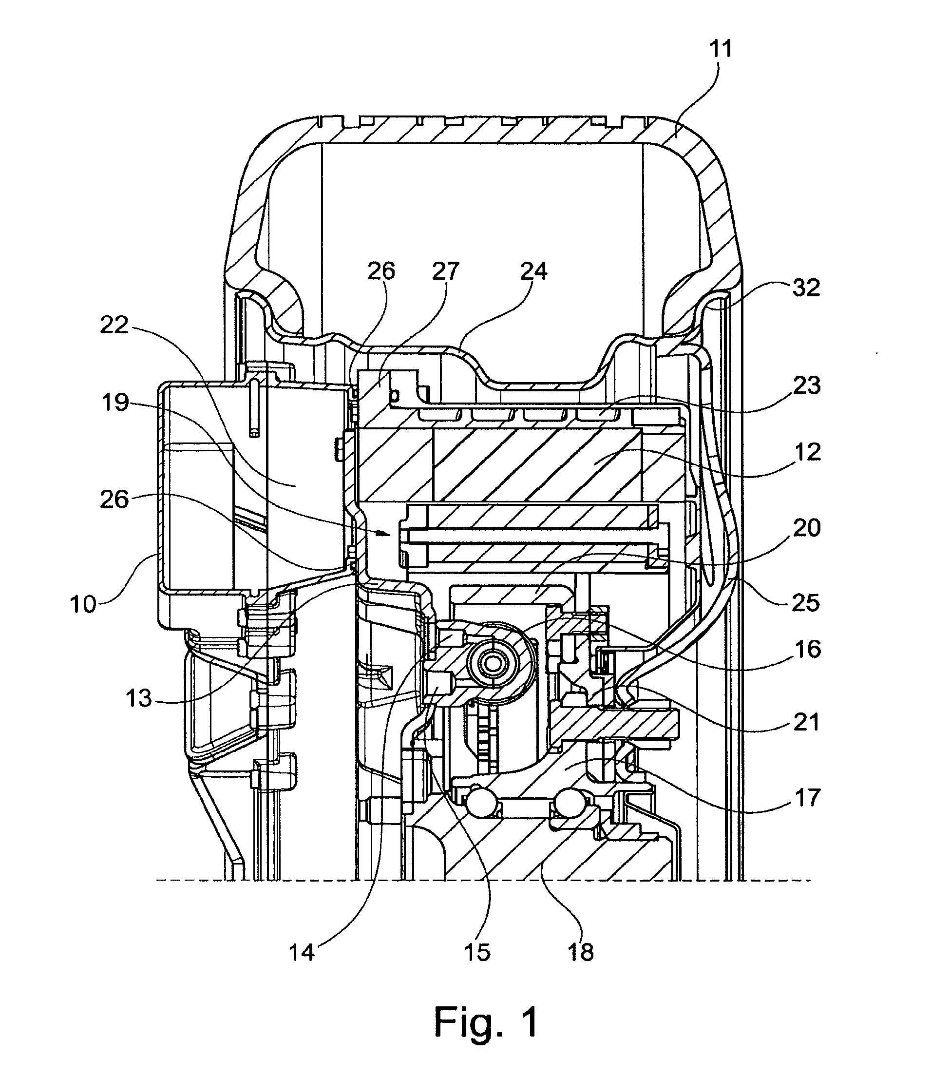 Wheel hub drive system