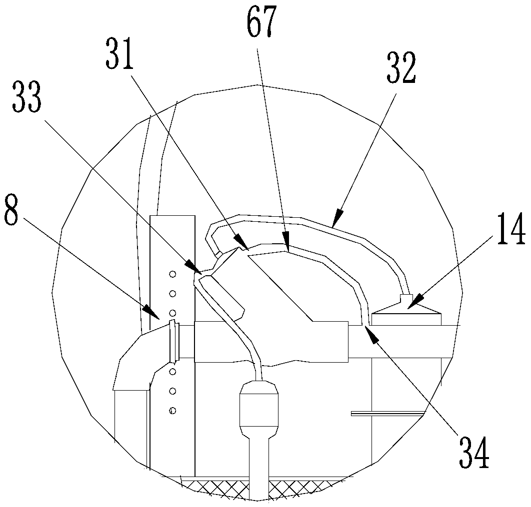 Vacuum sewage collecting and treating system