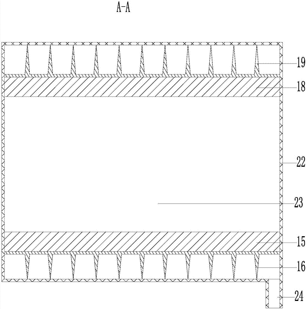 Drying chamber for direct-cooling refrigerator and direct-cooling refrigerator