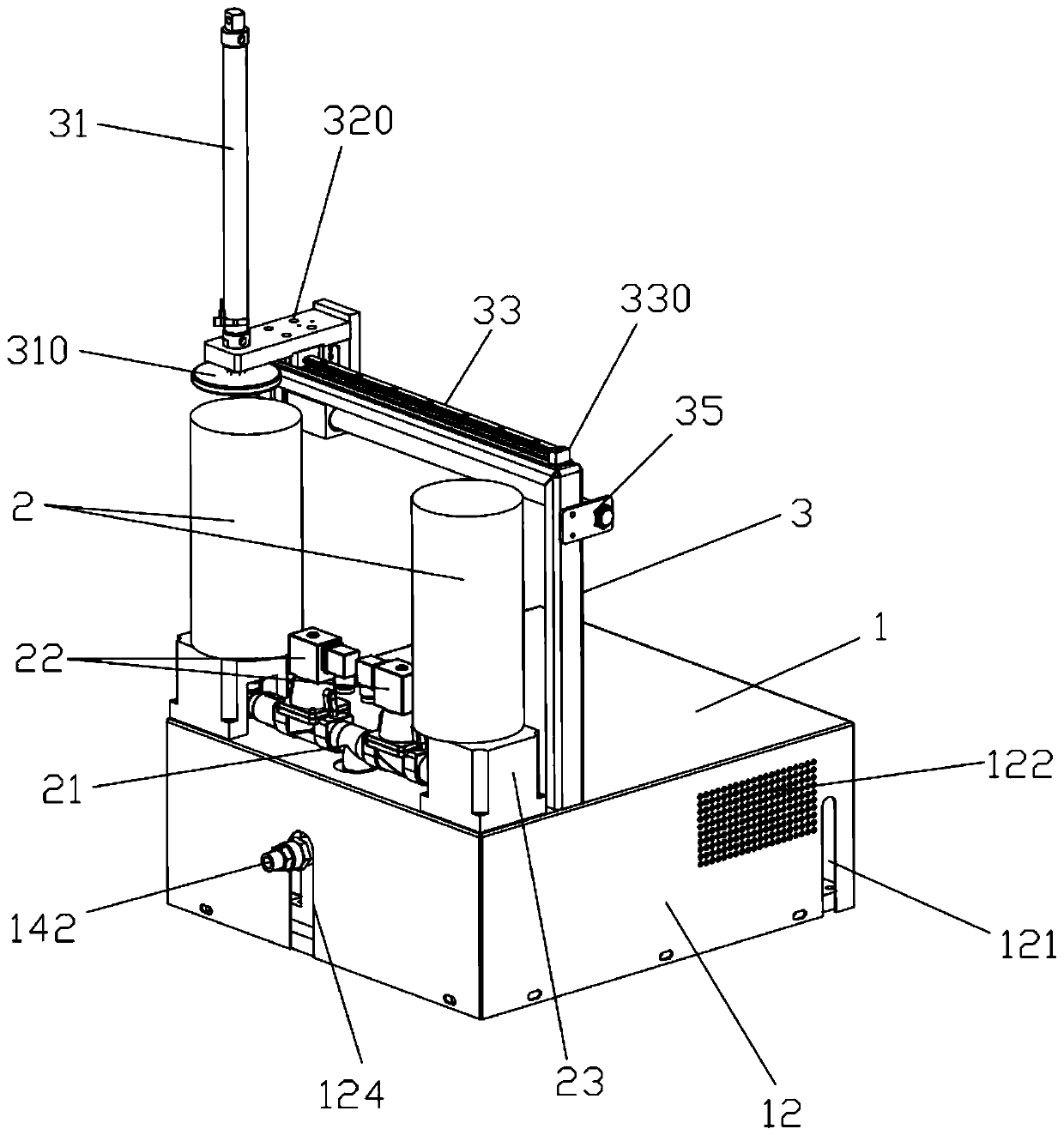 Automatic glue supply device