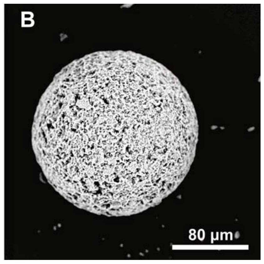 Preparation method and application of porous geopolymer microspheres