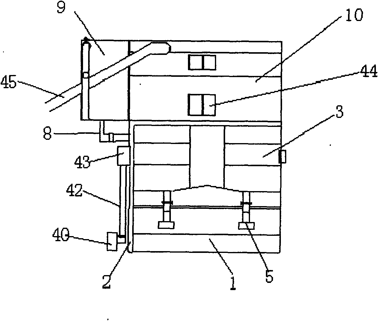 Down feather cleaning machine