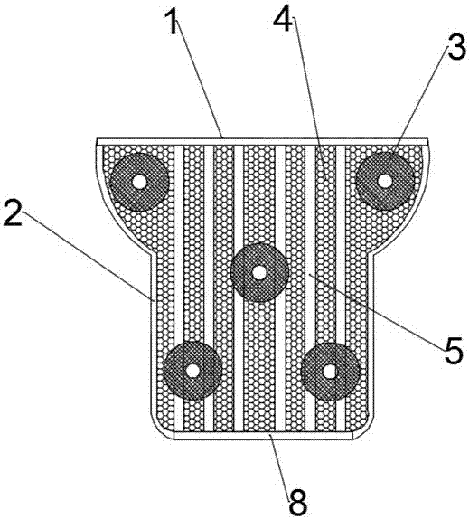 Waterproof type trunk mat with leak-proof function