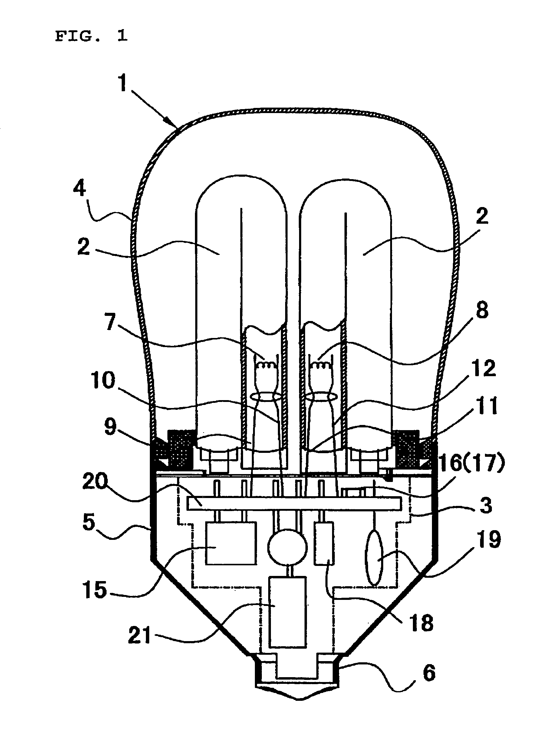 Fluorescent lamp lighting device