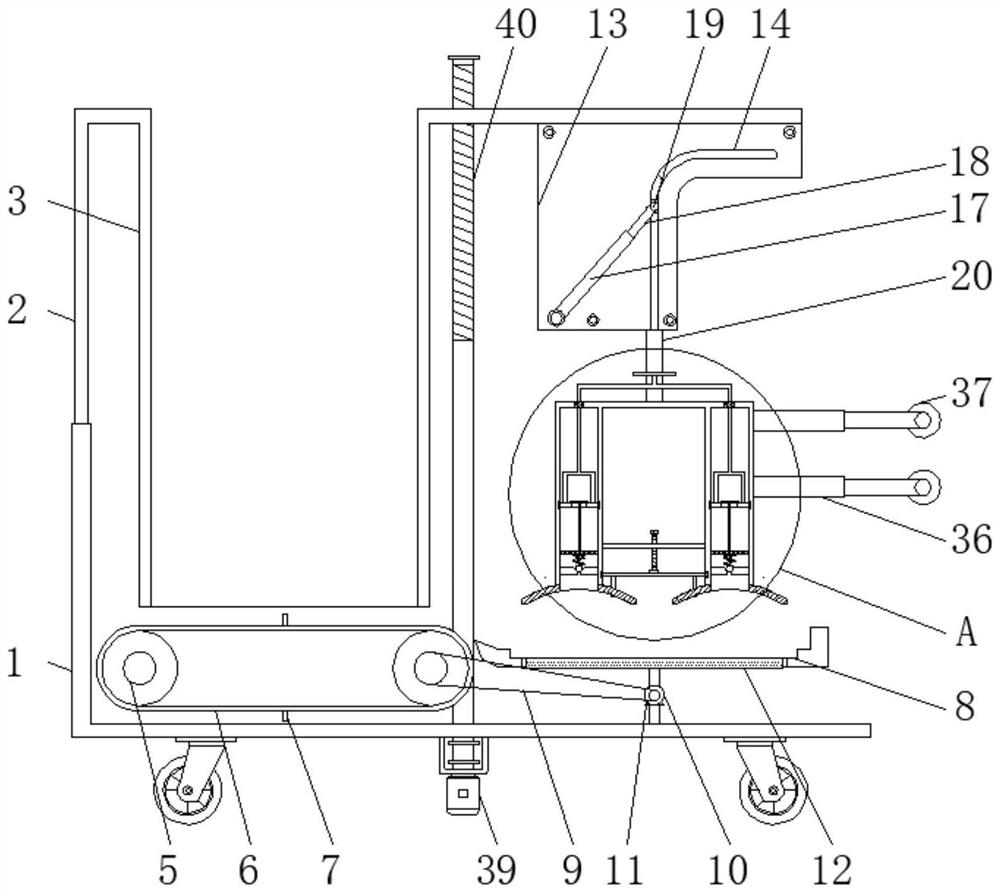 A three-dimensional suspended frame structure with multi-directional construction attached to building wall bricks