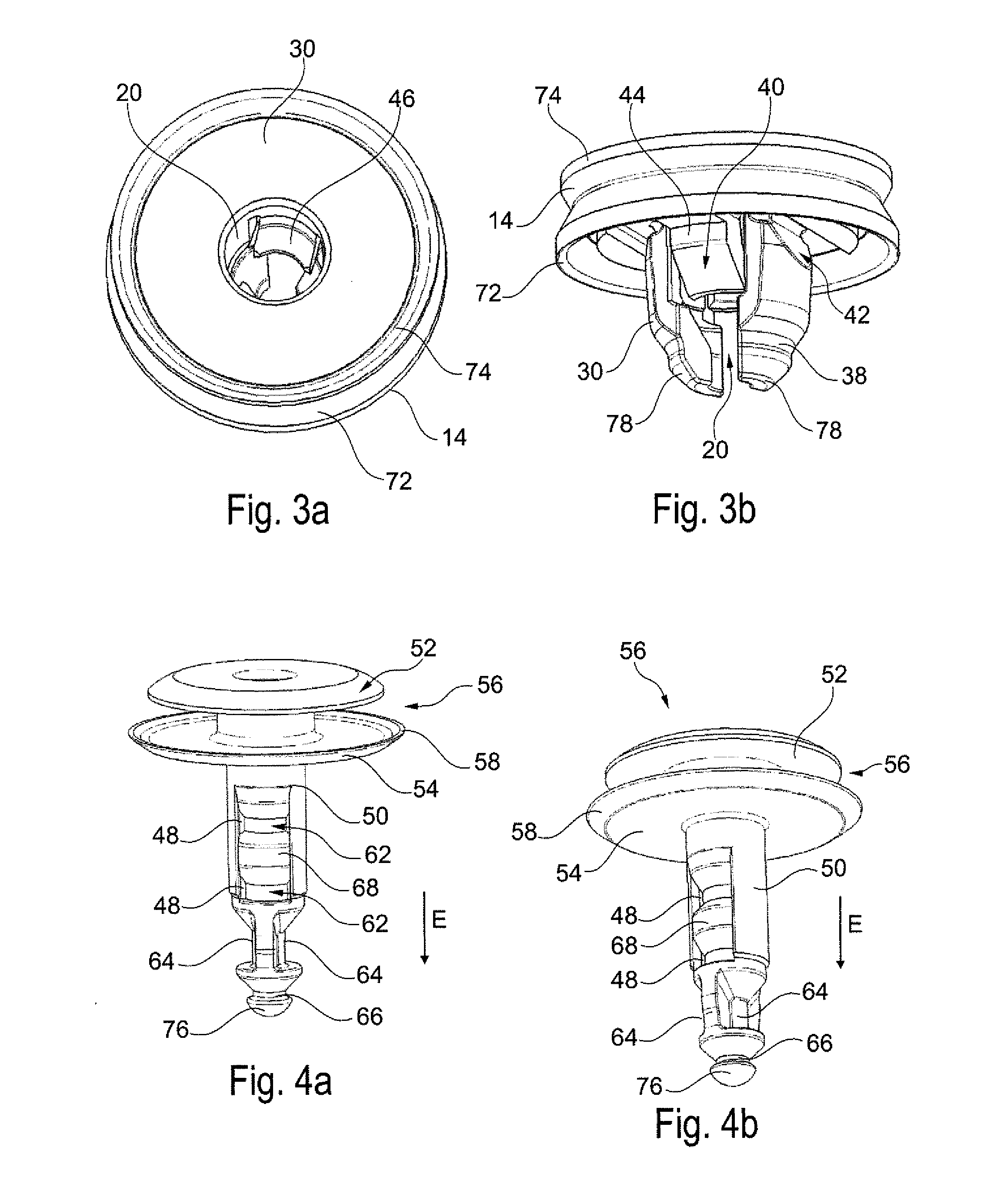 Fastening clip