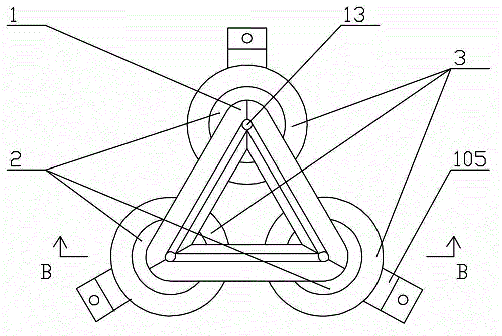 Power transformer based on modular combination