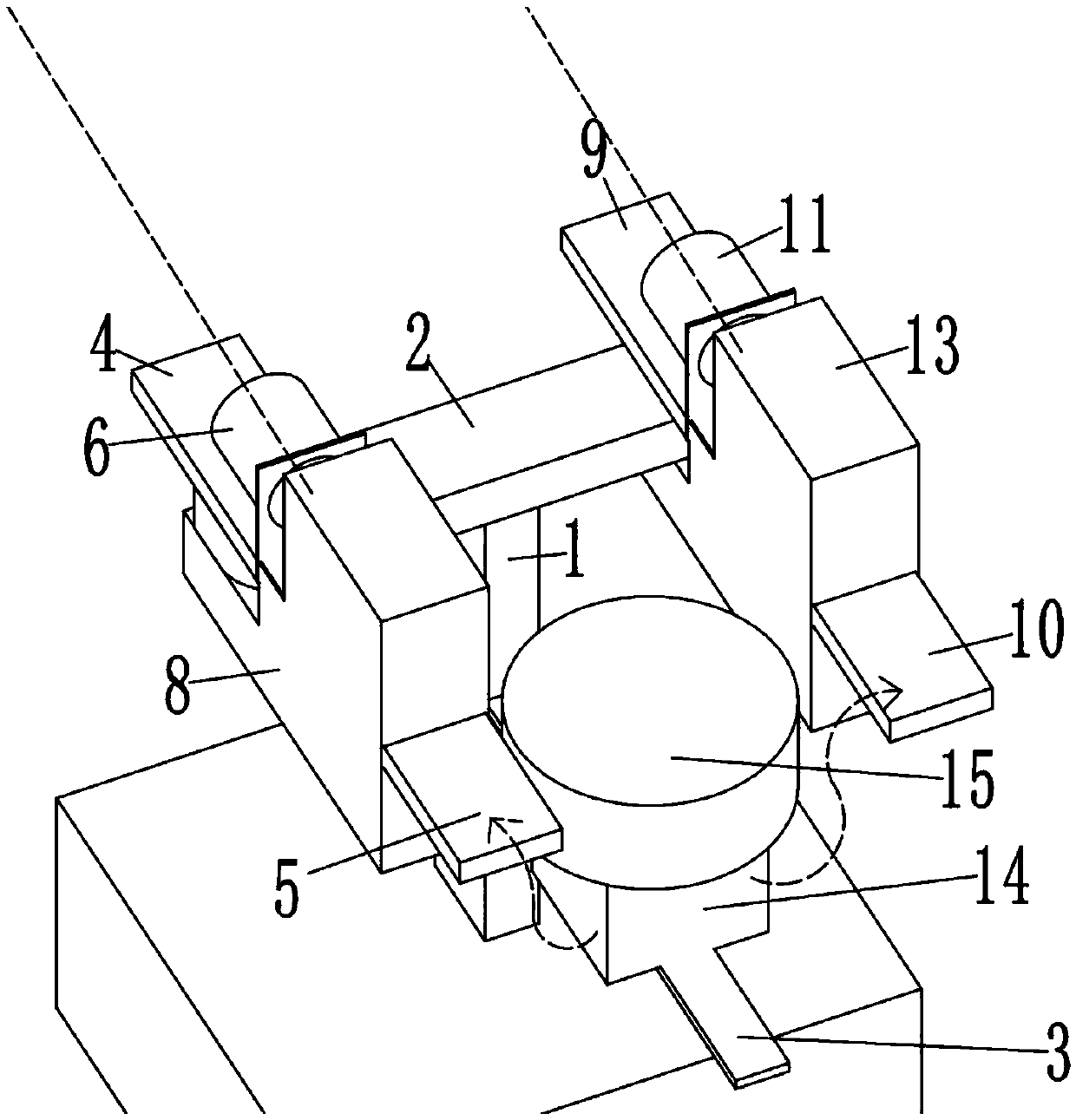 Device for improving ranging accuracy of binocular camera