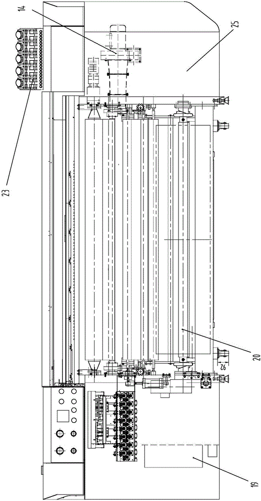 Scanning digital high-speed ink jet printing machine