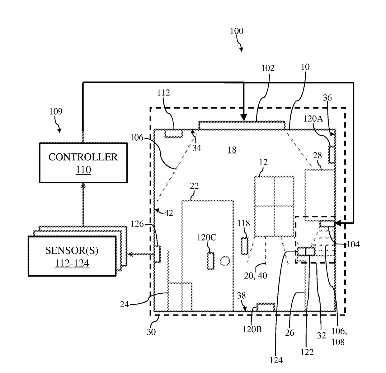 Control systems for disinfecting light systems and methods of regulating disinfecting energy generated by disinfecting light systems