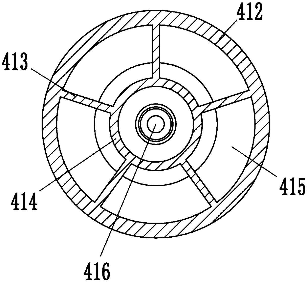 Fertilizing device for cultivating greenhouse vegetables