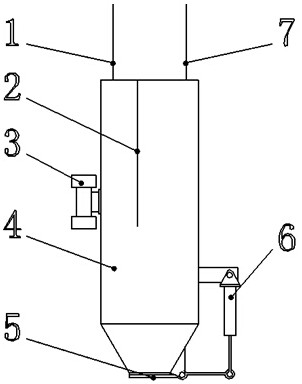 A pvc double-wall corrugated pipe production material dehumidification system cleaning device, dehumidification system and dehumidification method