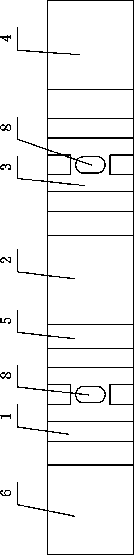 Iron core insulation component for dry-type transformer