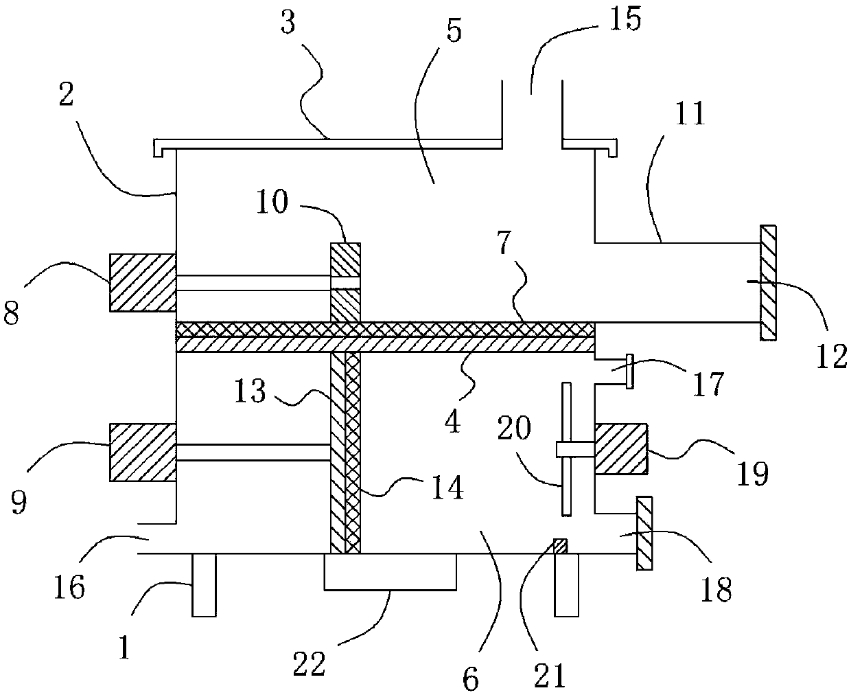 Novel sewage treatment device