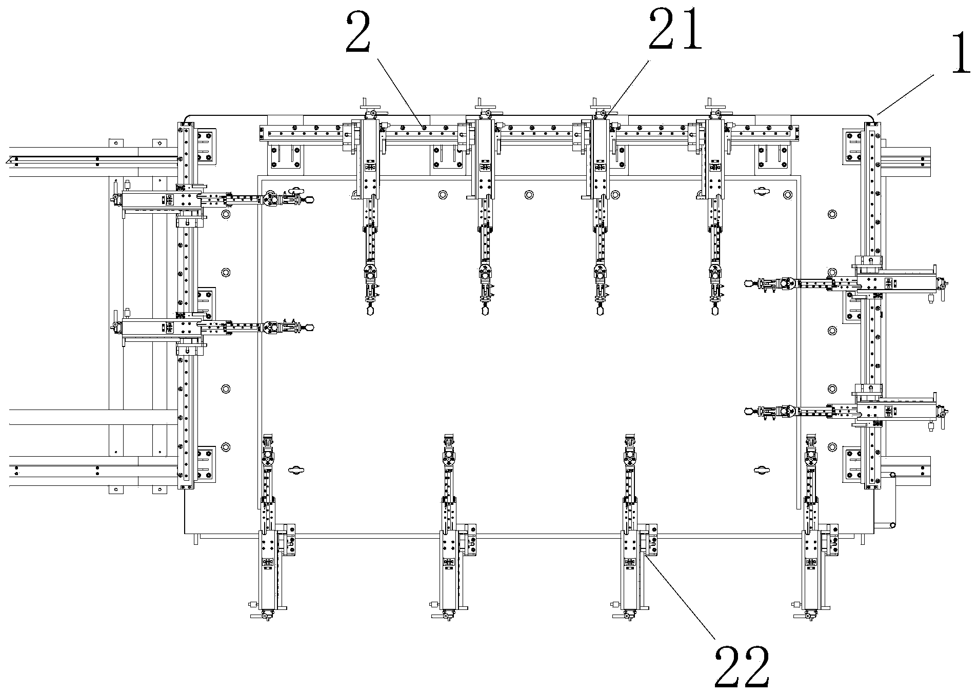 Semi-automatic plate centering stacking pallet and centering method thereof