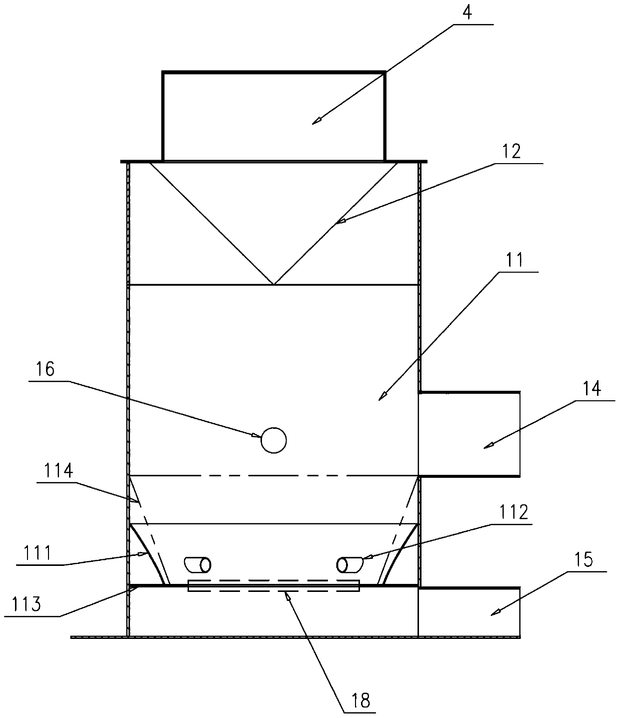 Combustion chamber of combustion furnace