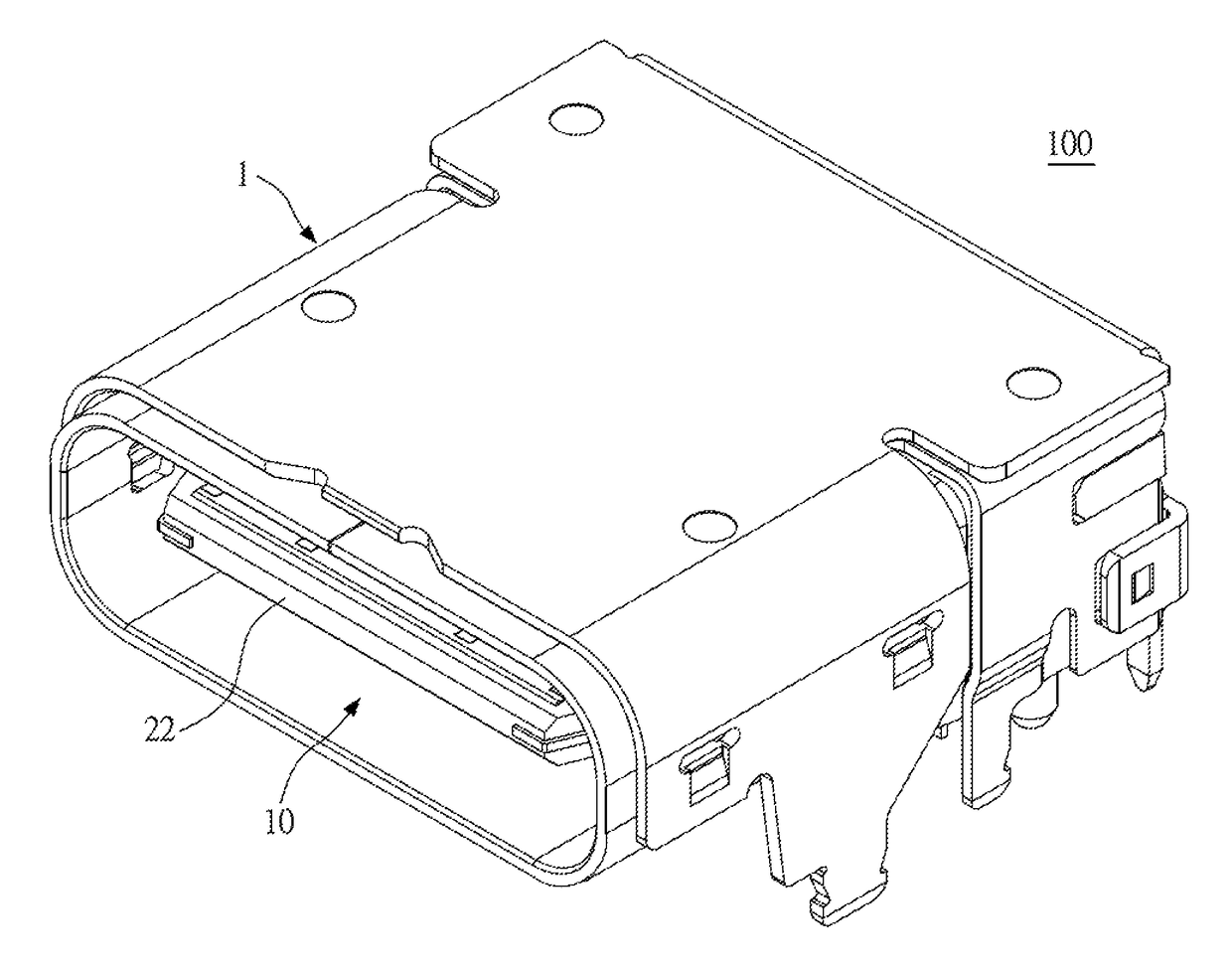 Electrical receptacle connector